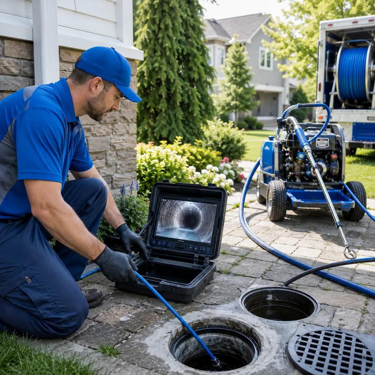 Outdoor drain cleaning professionals serving Nebo, NC
