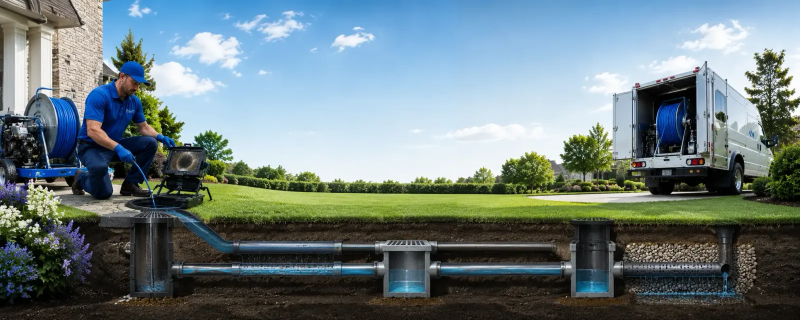 Outdoor drain cleaning information for Nebo, NC